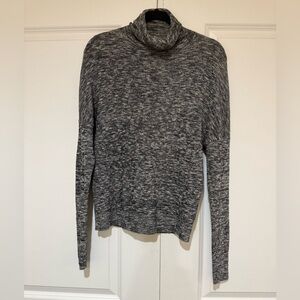 Moth Annona Marled Gray Turtleneck Sweater SZ S